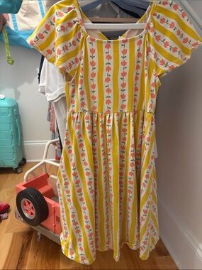 Hanna andersson cross back dress